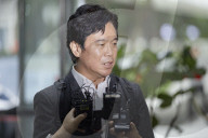 Labor Minister Nominee Kim Young-hoon Arrives At Confirmation Hearing Office In Seoul