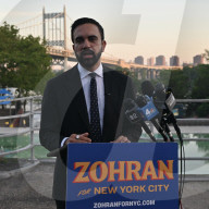 Zohran Mamdani, New York City Mayoral Candidate, Speaks On Primary Day At A Campaign News Conference At Astoria Park