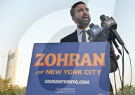 Zohran Mamdani, New York City Mayoral Candidate, Speaks On Primary Day At A Campaign News Conference At Astoria Park