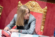 Premier Giorgia Meloni Addresses The Senate Ahead Of European Council Meeting