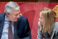 Premier Giorgia Meloni Addresses The Senate Ahead Of European Council Meeting