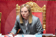 Premier Giorgia Meloni Addresses The Senate Ahead Of European Council Meeting