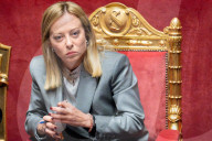Premier Giorgia Meloni Addresses The Senate Ahead Of European Council Meeting