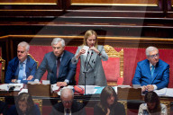 Premier Giorgia Meloni Addresses The Senate Ahead Of European Council Meeting