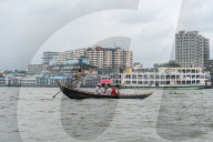 Everyday Life On The Riverside In Dhaka