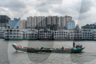 Everyday Life On The Riverside In Dhaka