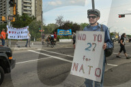 Anti-NATO Protest Held In Edmonton Amid Global Summit
