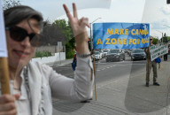 Anti-NATO Protest Held In Edmonton Amid Global Summit