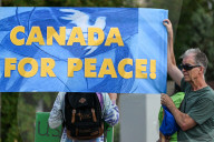 Anti-NATO Protest Held In Edmonton Amid Global Summit
