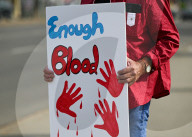 Anti-NATO Protest Held In Edmonton Amid Global Summit