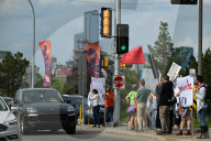 Anti-NATO Protest Held In Edmonton Amid Global Summit