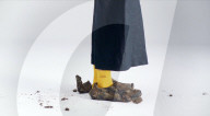 Shoes that slowly break-up and plant seeds