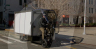 Four wheeled delivery ebike designed for cycle lanes 