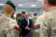 Prime Minister Keir Starmer watches Dutch-UK Marine training