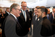 Prime Minister Keir Starmer meets with E3 leaders