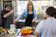 Rachel Reeves UK Chancellor of the Exchequer visits Elaine Primary School in Kent