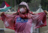 Blood Protest Against Israel