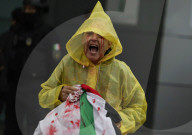 Blood Protest Against Israel