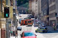 Street Blocked By Police After Accident