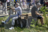 Protest In Front Of The Assembly Of Vojvodina Building