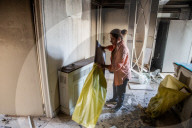 Tehran buildings damaged by Israeli air strikes