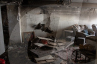 Tehran buildings damaged by Israeli air strikes