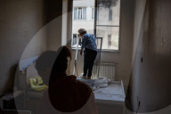 Tehran buildings damaged by Israeli air strikes