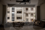 Tehran buildings damaged by Israeli air strikes
