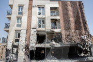 Tehran buildings damaged by Israeli air strikes