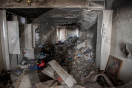 Tehran buildings damaged by Israeli air strikes