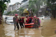 Flood Hit Rongjiang