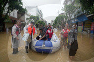 Flood Hit Rongjiang