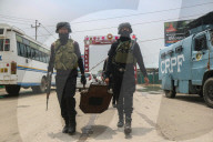 Indian Security Forces Conduct A Mock Drill Ahead Of Annual Amarnath Yatra Pilgrimage In Kashmir