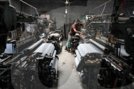 Machine Weaving Of Textile Fabrics Underway At BSCIC Industrial Area In Narayanganj