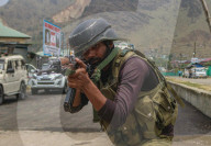 Indian Security Forces Conduct A Mock Drill Ahead Of Annual Amarnath Yatra Pilgrimage In Kashmir
