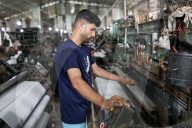 Machine Weaving Of Textile Fabrics Underway At BSCIC Industrial Area In Narayanganj
