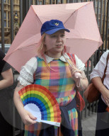 'Bathroom ban' - Trans+ Solidarity Alliance protest in London, UK.