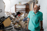 Residents of Bat Yam building damaged by Iranian missile