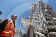 Residents of Bat Yam building damaged by Iranian missile