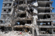 Residents of Bat Yam building damaged by Iranian missile