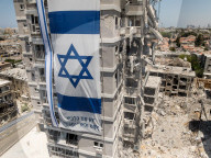 Residents of Bat Yam building damaged by Iranian missile