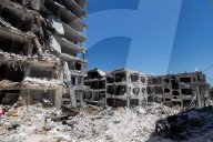 Residents of Bat Yam building damaged by Iranian missile
