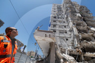 Residents of Bat Yam building damaged by Iranian missile