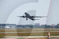 France Air force Airbus A330-243MRTT taking off from Toulouse Airport