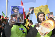 Hezbollah Supporters Rally in Beirut to Celebrate Iran's Victory Over Israel