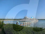 Ship Seeshaupt At Bavarian Lake Starnberg
