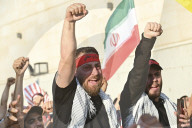 Hezbollah Supporters Rally in Beirut to Celebrate Iran's Victory Over Israel