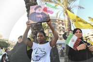Hezbollah Supporters Rally in Beirut to Celebrate Iran's Victory Over Israel