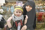 Hezbollah Supporters Rally in Beirut to Celebrate Iran's Victory Over Israel