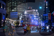 New Louis Vuitton's Store With Futuristic Boat In Shanghai